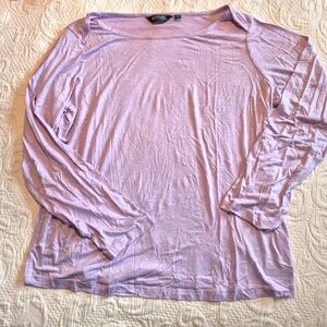 Regatta Great Outdoors 3XL lavender long sleeve light weight shirt NWOT